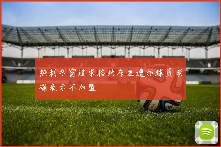 热刺冬窗追求格纳布里遭拒球员明确表示不加盟